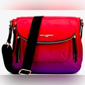 Karl Lagerfeld Paris Crossbody Nylon Bag